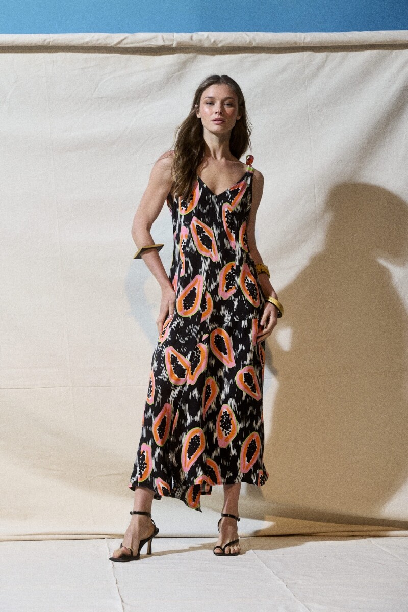 Vestido Belle Papaya 