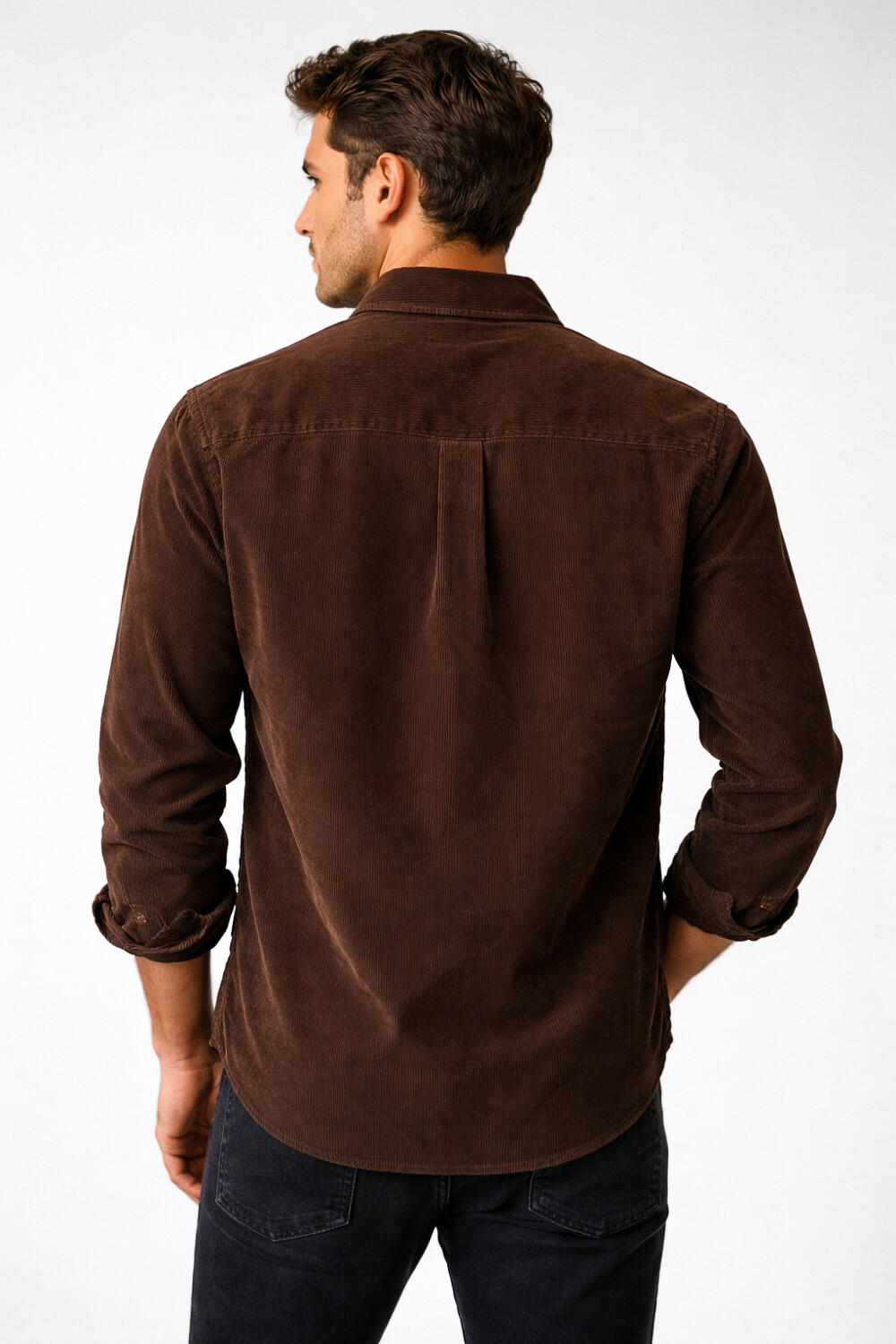 Camisa Sutra Chocolate