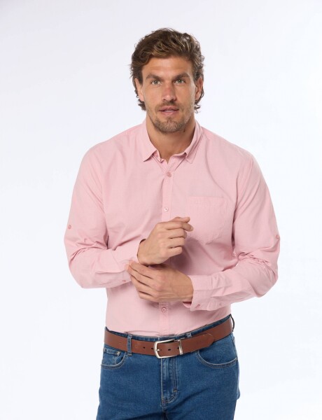 CAMISA A CUADROS Rosa