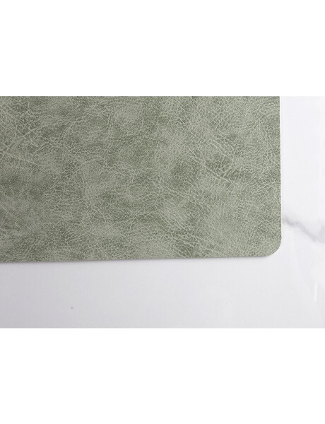 INDIVIDUAL PVC SIMIL CUERO 45x30CM VERDE AGUA INDIVIDUAL PVC SIMIL CUERO 45x30CM VERDE AGUA