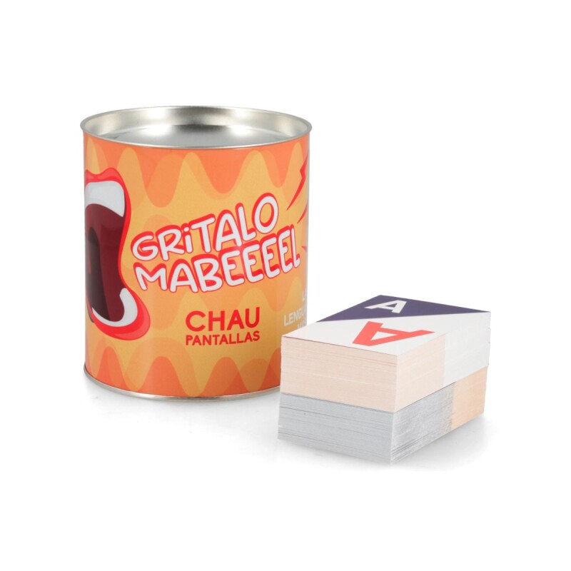 Juego de cartas Gritalo Mabel Chau Pantallas +12 años Juego De Cartas Gritalo Mabel Chau Pantallas +12 Años