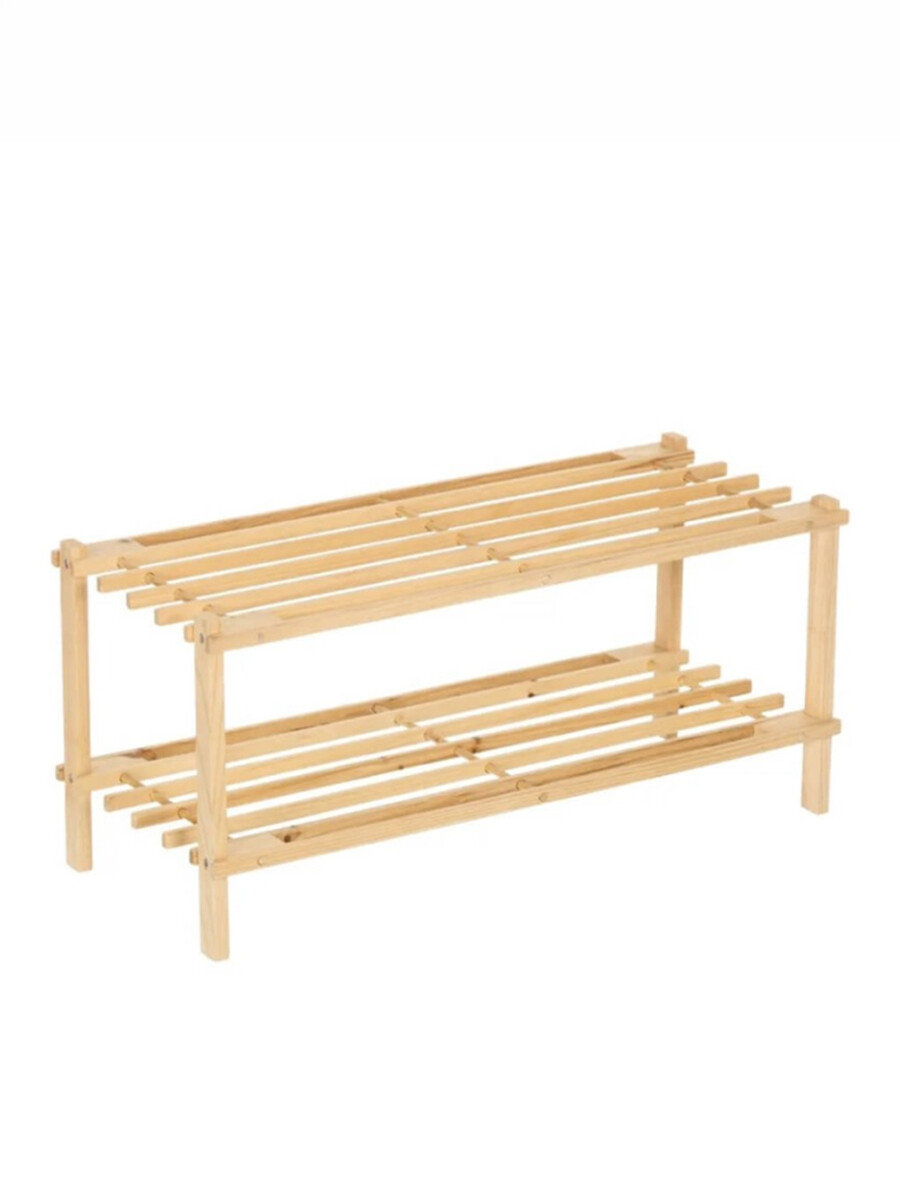 ZAPATERO BAMBOO DOS NIVELES - CRUDO 