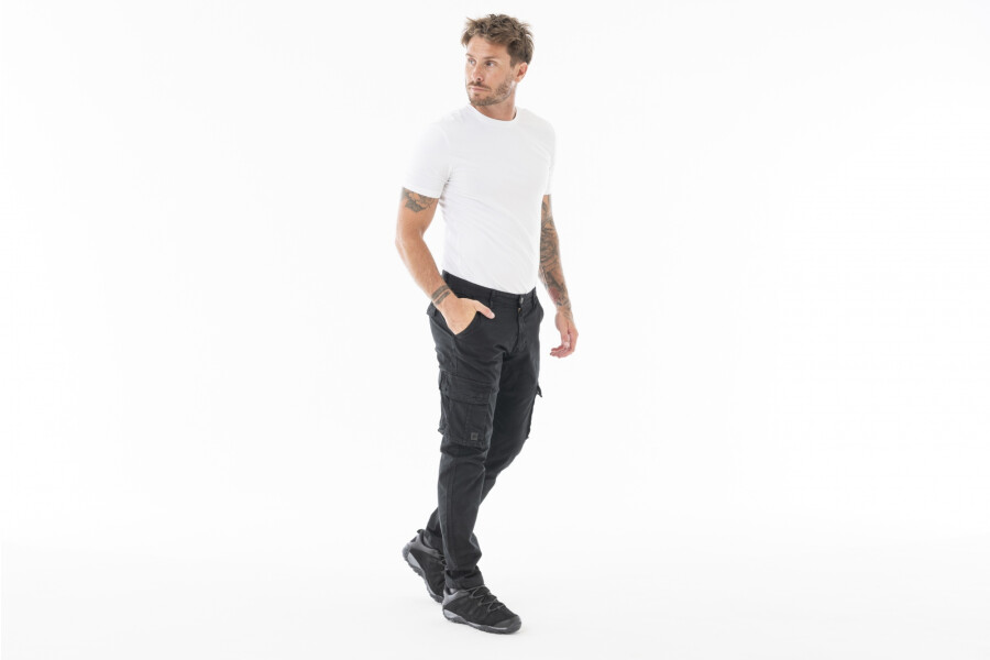 PANTALON KAPA #8506 CON TAPA Negro