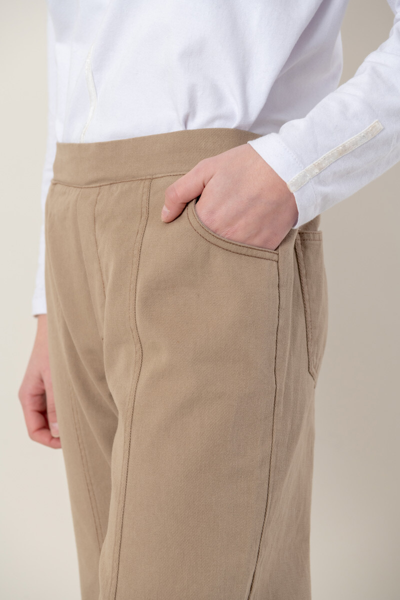 Pantalon cotidiano Visón