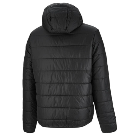 Campera Abrigo Topper Inflada Con Capucha P/ Hombre Negro1