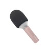 Micrófono Infantil con luces Bluetooth Usb Recargable Rosa