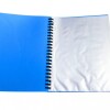 CARPETA TAMAÑO A4 CON 20 FUNDAS Y RULO COLOR CELESTE