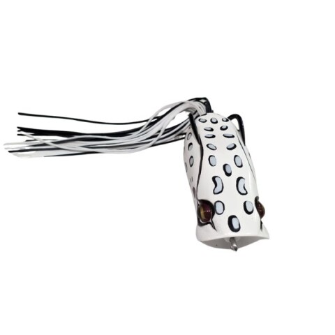 Señuelo Okuma Rana Anti Enganche Popper Poppy 60mm/15g Blanco