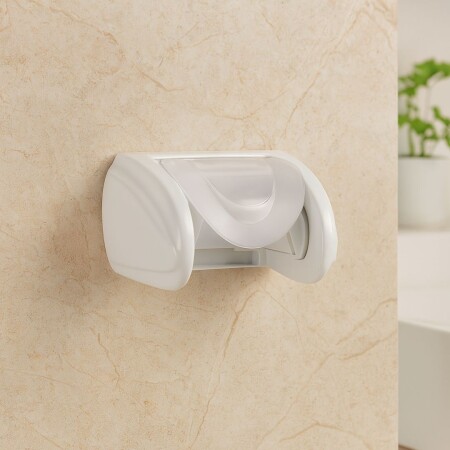 PORTA PAPEL HIGIENICO AQUA CON TAPA PORTA PAPEL HIGIENICO AQUA CON TAPA