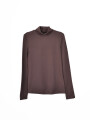 POLERA DHAKA MARRON