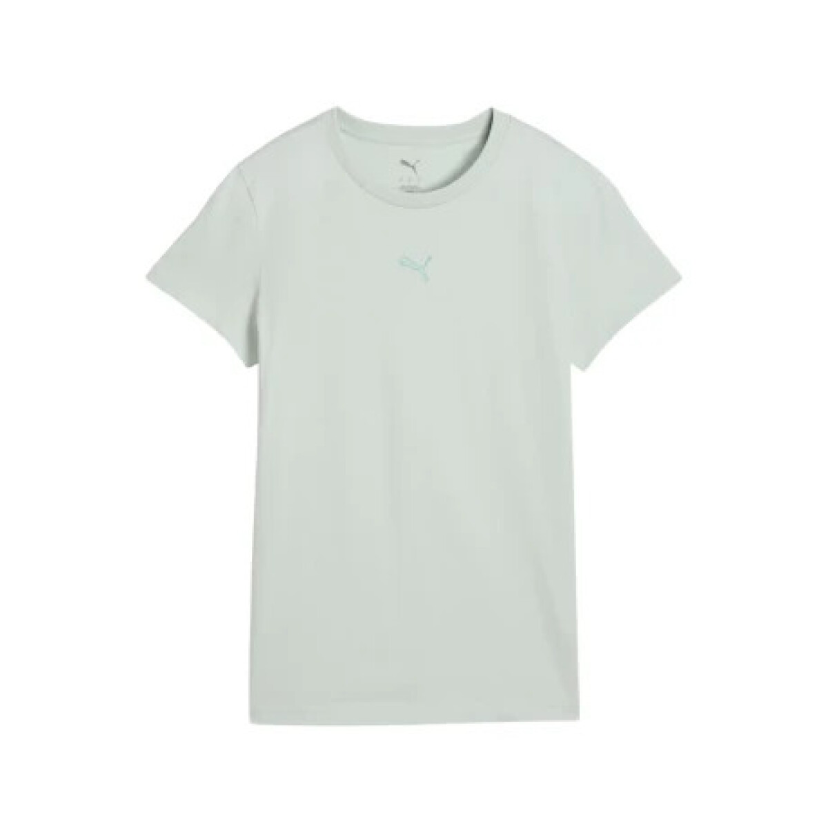 Remera Puma ESS Centered Cat Logo Tee Mujer 692916 29 - Verde Claro 