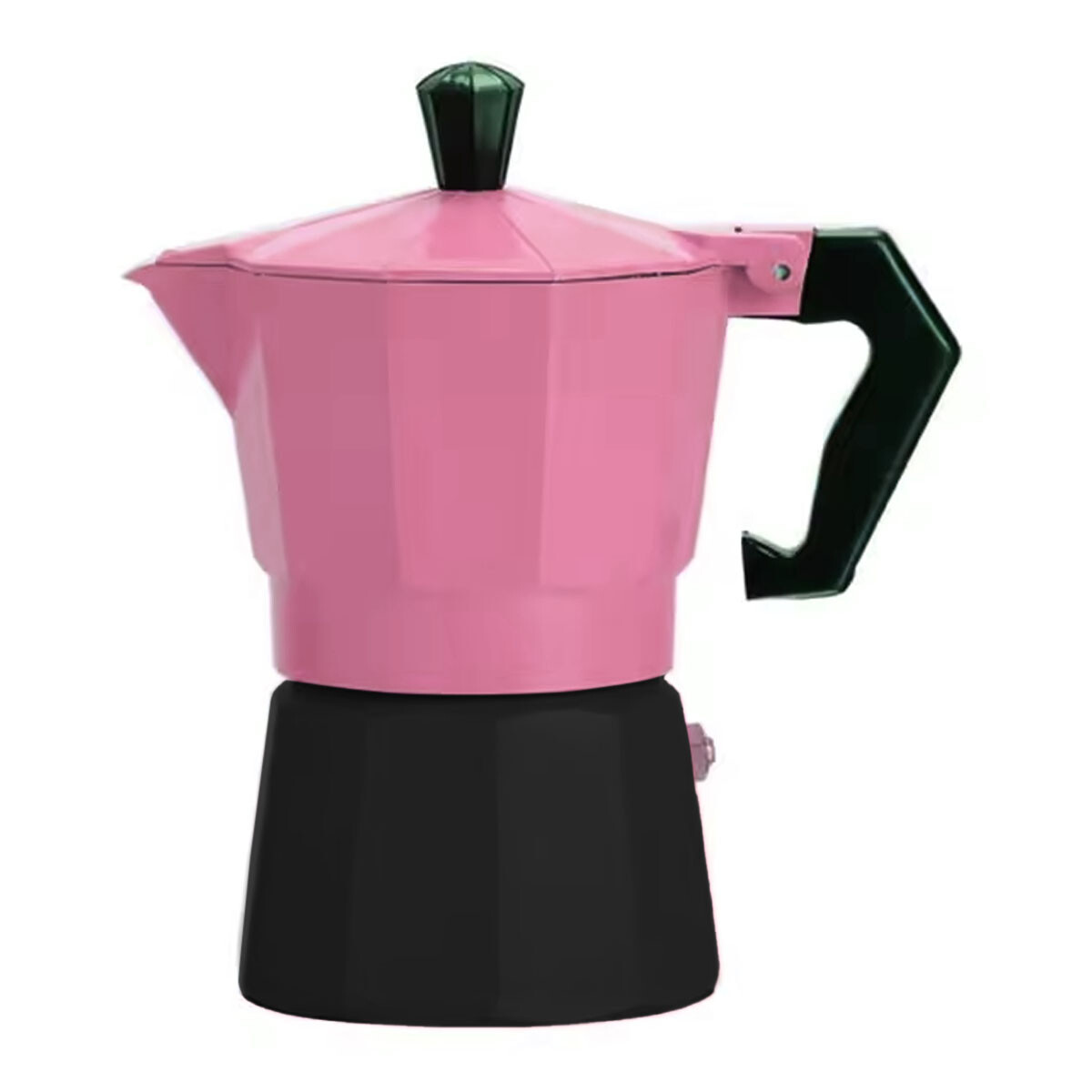 Cafetera Italiana de Aluminio 3 Tazas - Rosa 