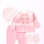 CONJUNTO RECIEN NACIDO ROSADO