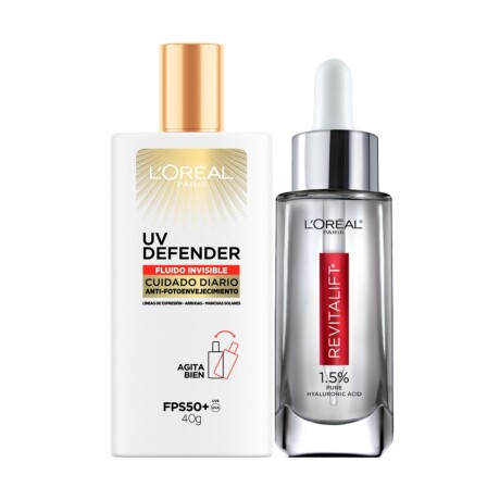 Pack L'Oreal Revitalift Protector Solar Fps 50 + Sérum Pack L'Oreal Revitalift Protector Solar Fps 50 + Sérum