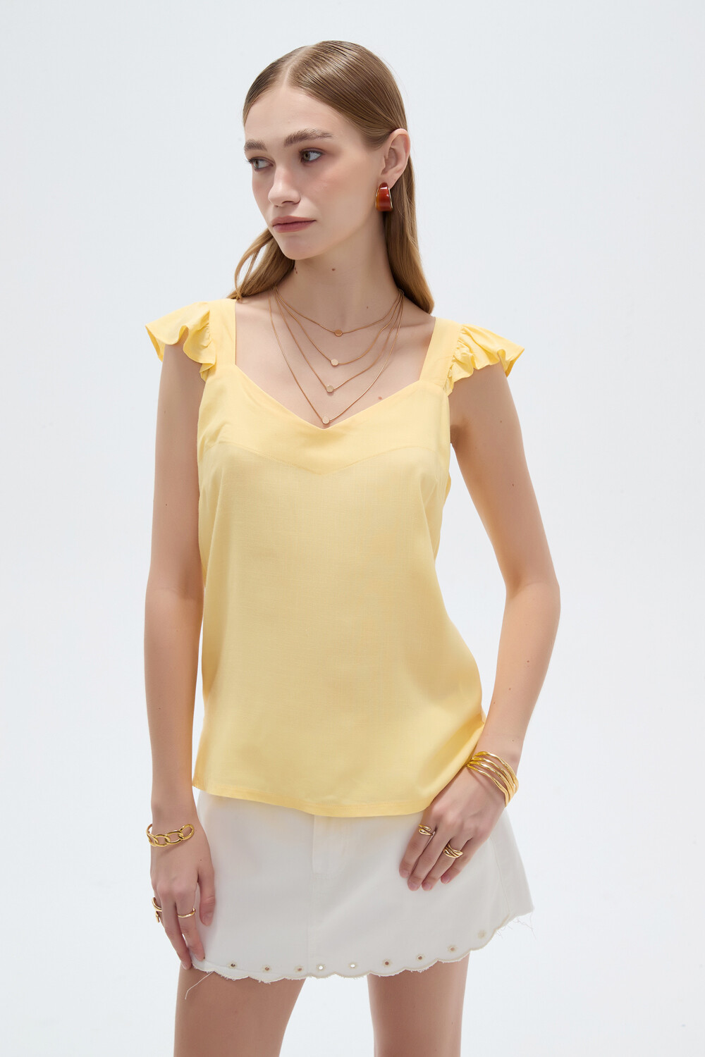 Musculosa Nuvio Amarillo