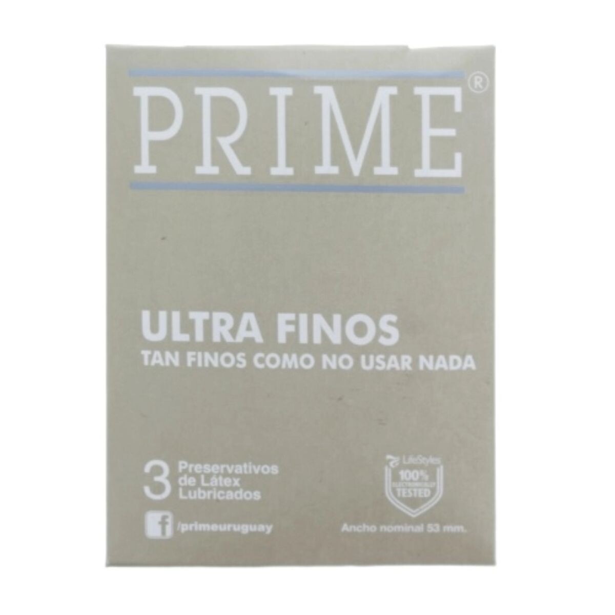Preservativos Prime Ultra Finos X3 