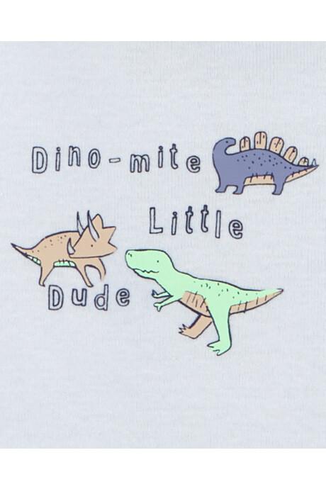 Pack cinco bodies de algodón, manga corta, diseño dinos Pack cinco bodies de algodón, manga corta, diseño dinos