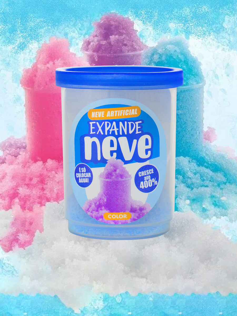 FABRICA DE SLIME NIEVE - AZUL CLARO 