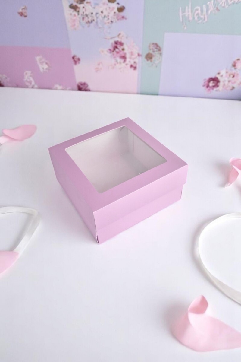 Caja flexi 51 20x20x9,5 c/visor. - LILA 