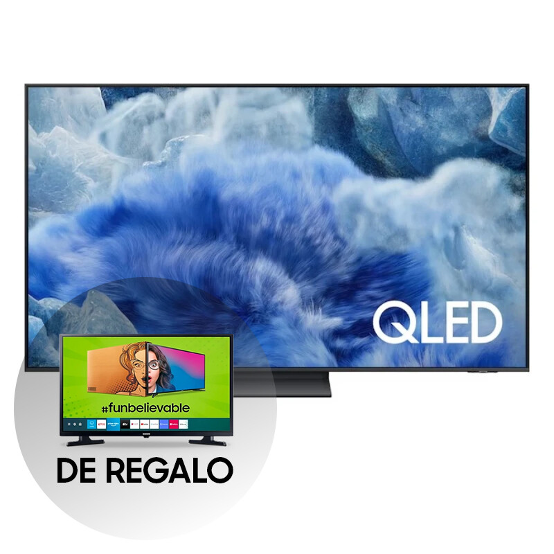 Smart TV 85¨ QLED 4K, Q8F, Vision AI, Smart TV (2025) + Smart TV Samsung 32" HD ¡ De regalo! Smart TV 85¨ QLED 4K, Q8F, Vision AI, Smart TV (2025) + Smart TV Samsung 32" HD ¡ De regalo!