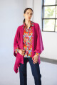 RUANA CIARA FUCSIA