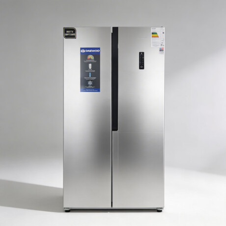 Heladera Inverter Side By Side Daewoo | 450 Litros | Color gris Heladera Inverter Side By Side Daewoo | 450 Litros | Color gris