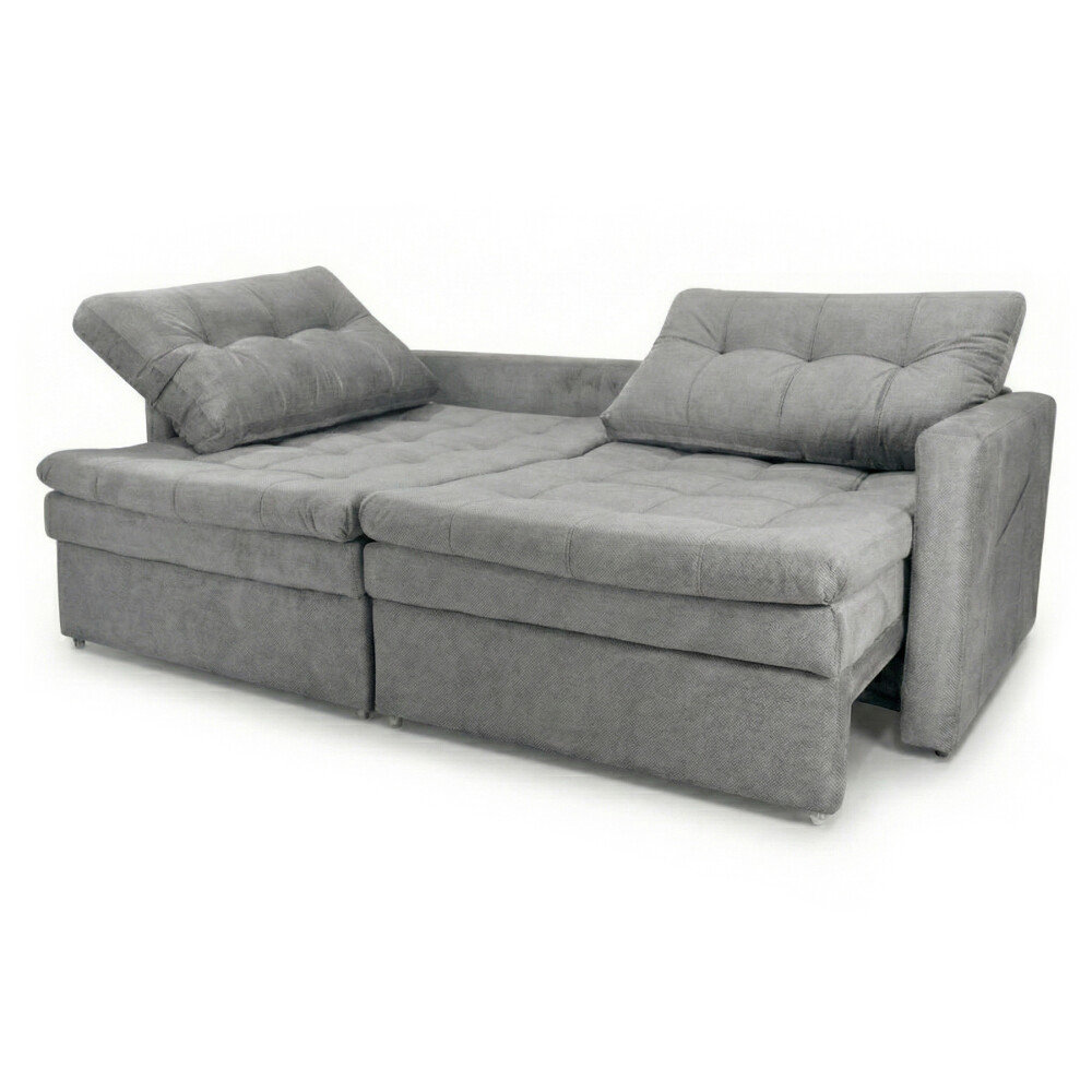 Sillón Cama Nayla 3 Cuerpos - Extensible Gris