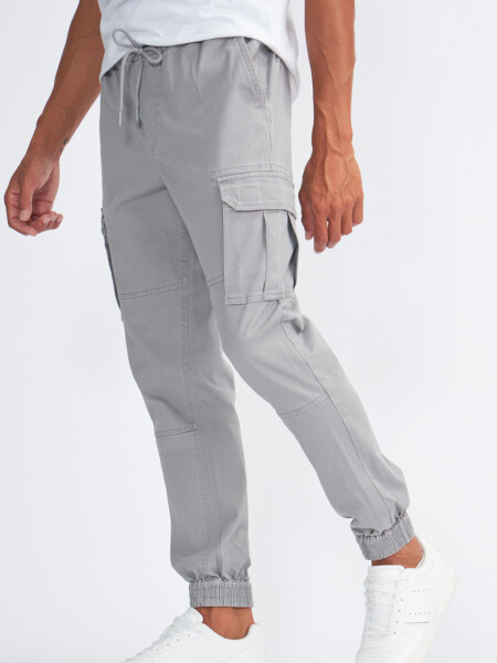 Pantalón cargo jogger Gris