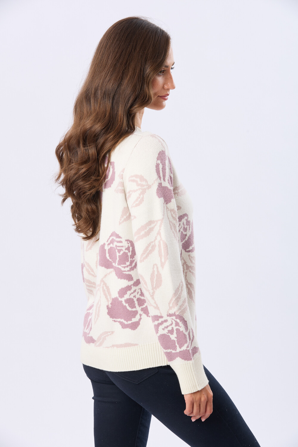BUZO TEJIDO ESTAMPADO Natural