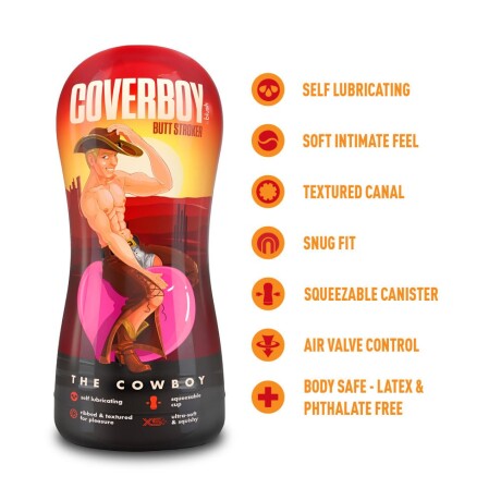 Masturbador Realista Autolubricante Cowboy Masturbador Realista Autolubricante Cowboy