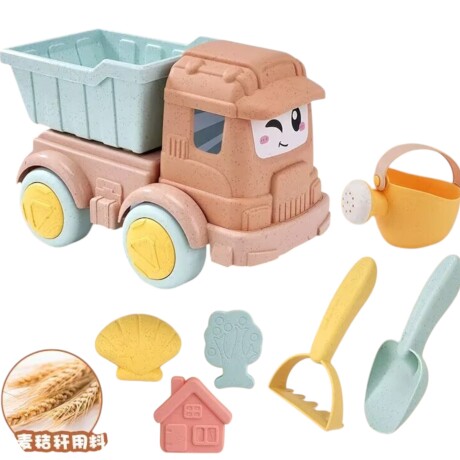 Juego de playa camión con regadera y accesorios Juego de playa camión con regadera y accesorios