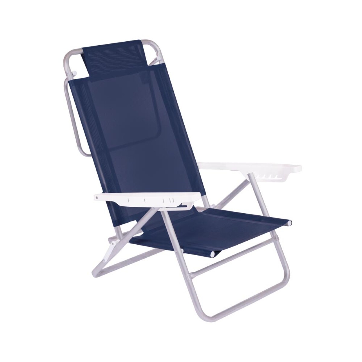 SILLA RECLINABLE 6 POSICIONES ALUMINIO SUMMER AZUL 