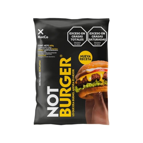 NOT BURGUER - 4 x 80 grs Not Burguer - 4 X 80 Grs