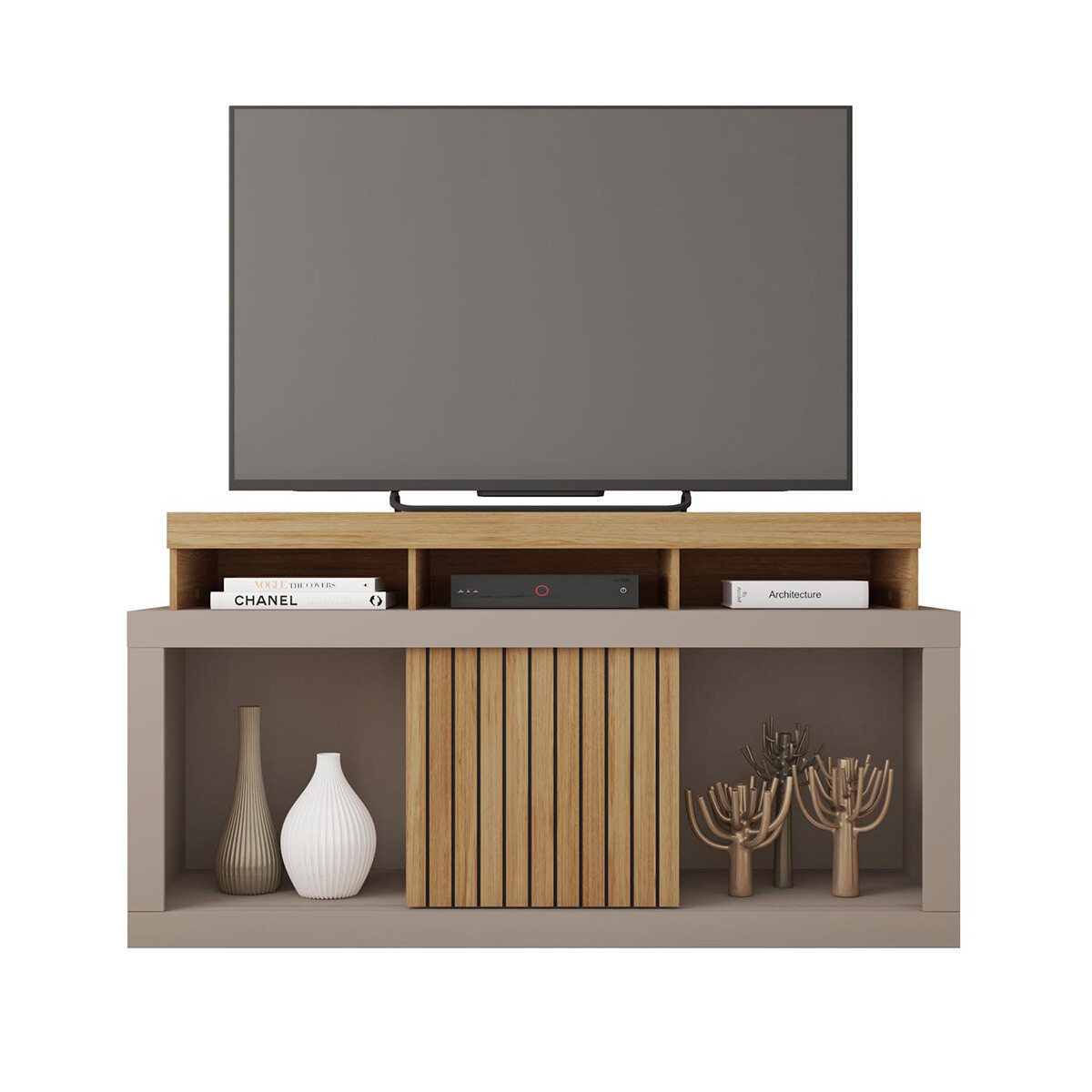 Rack Para Tv Dragon 1.36 Color Buriti/fendi 