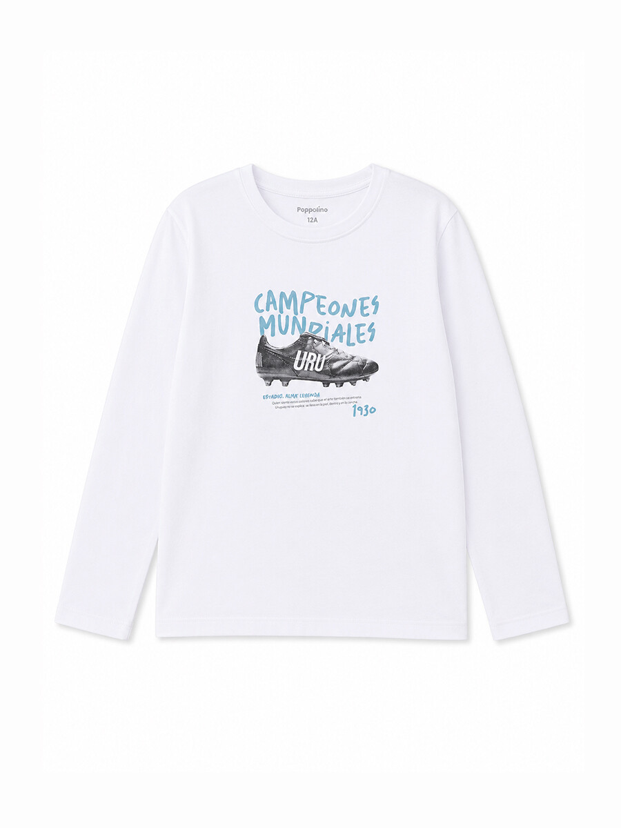 REMERA CAMPEONES - BLANCO 