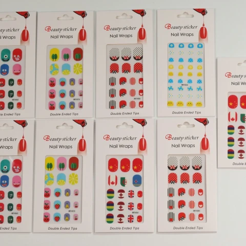 ENVOLTURAS DE UÑAS PARA NIÑOS ENVOLTURAS DE UÑAS PARA NIÑOS