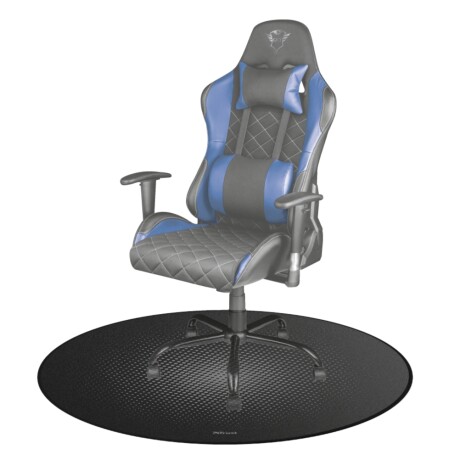 ALFOMBRA REDONDA 117CM TRUST PARA SILLA OFICINA O GAMER Negro