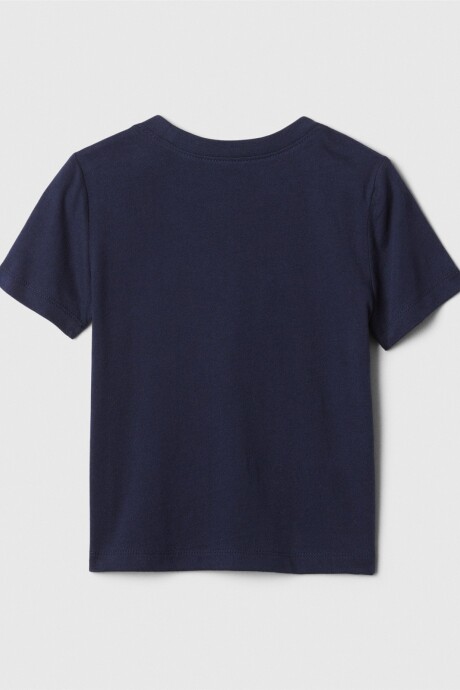 Remera Logo Gap Manga Corta Toddler Niño Tapestry Navy