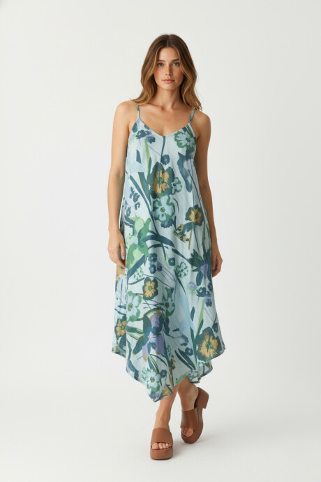 Vestido Calfa Estampado 1