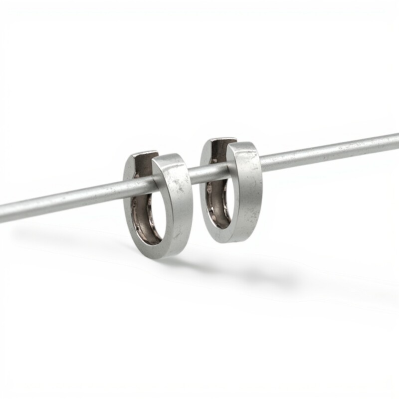 Caravanas Aro Oval- Plata 925 - CA4238 sinpiedra