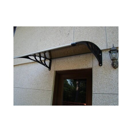Alero de policarbonato 1.20x0.80 mts Bronce