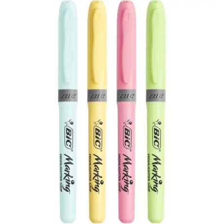 RESALTADOR BIC GRIP PASTEL x1 RESALTADOR BIC GRIP PASTEL x1