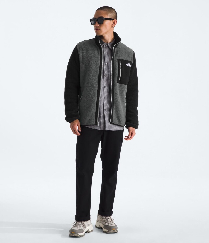 campera Polar Yumiori Full-Zip Anthracite Grey/tnf Bla
