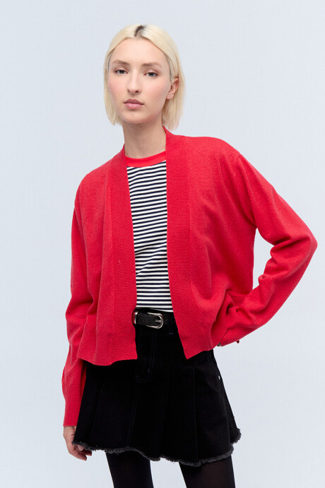 Cardigan Biarritz Rojo