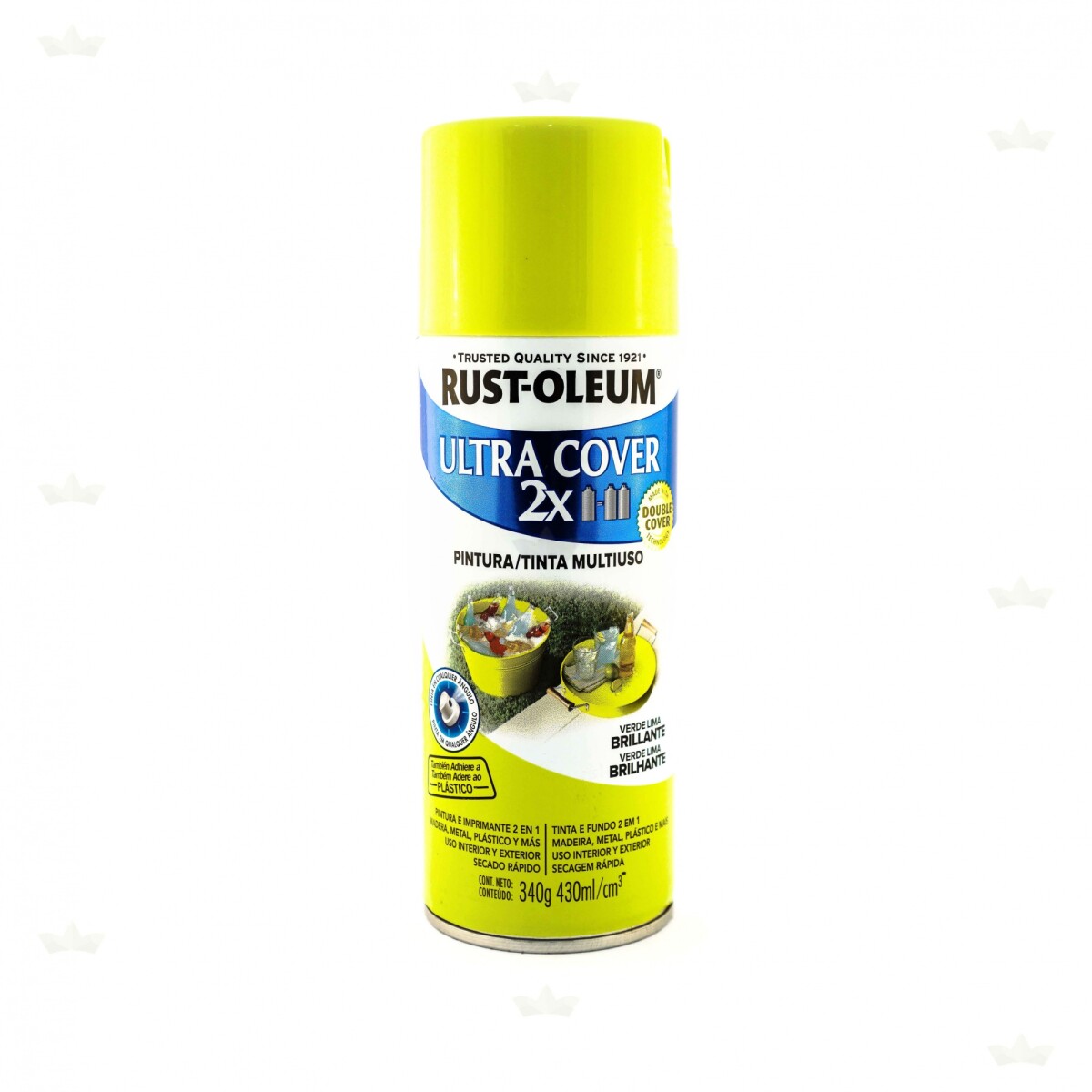 AEROSOL ULTRA COVER 2X VERDE LIMA BRILLANTE- 340 GR. 