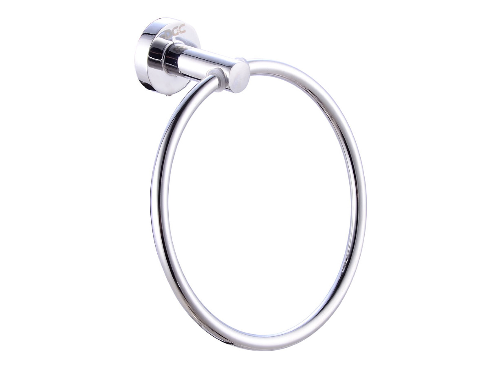Toallero Aro Metal Linea Zinc Color Cromo Acabado Brillo 