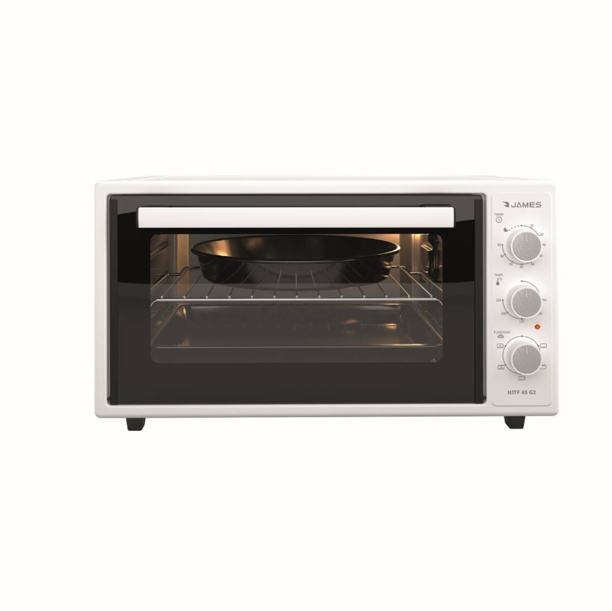 Horno eléctrico JAMES HJTF 45 Litros - Blanco 