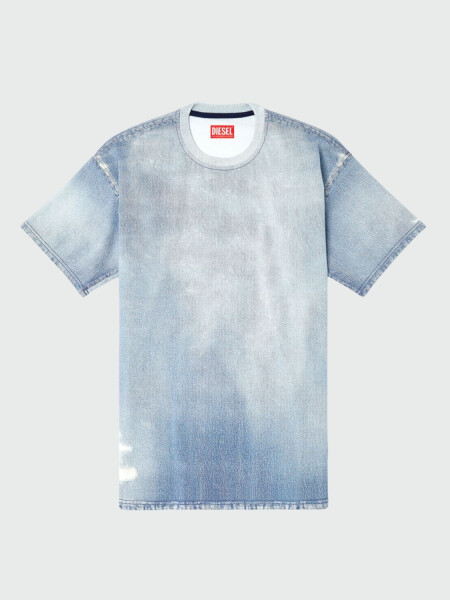 DIESEL - Remera D Box Jogg Blanco