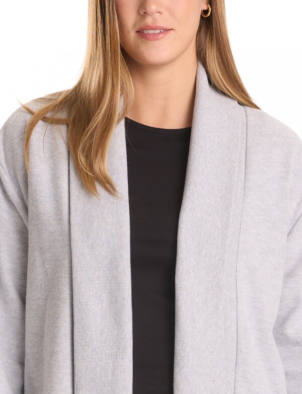 Cardigan Abierto Soft GRIS