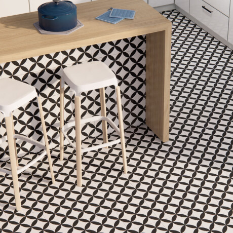Porcelanato Negro Precorte 45X45Cm Piso Pared 000